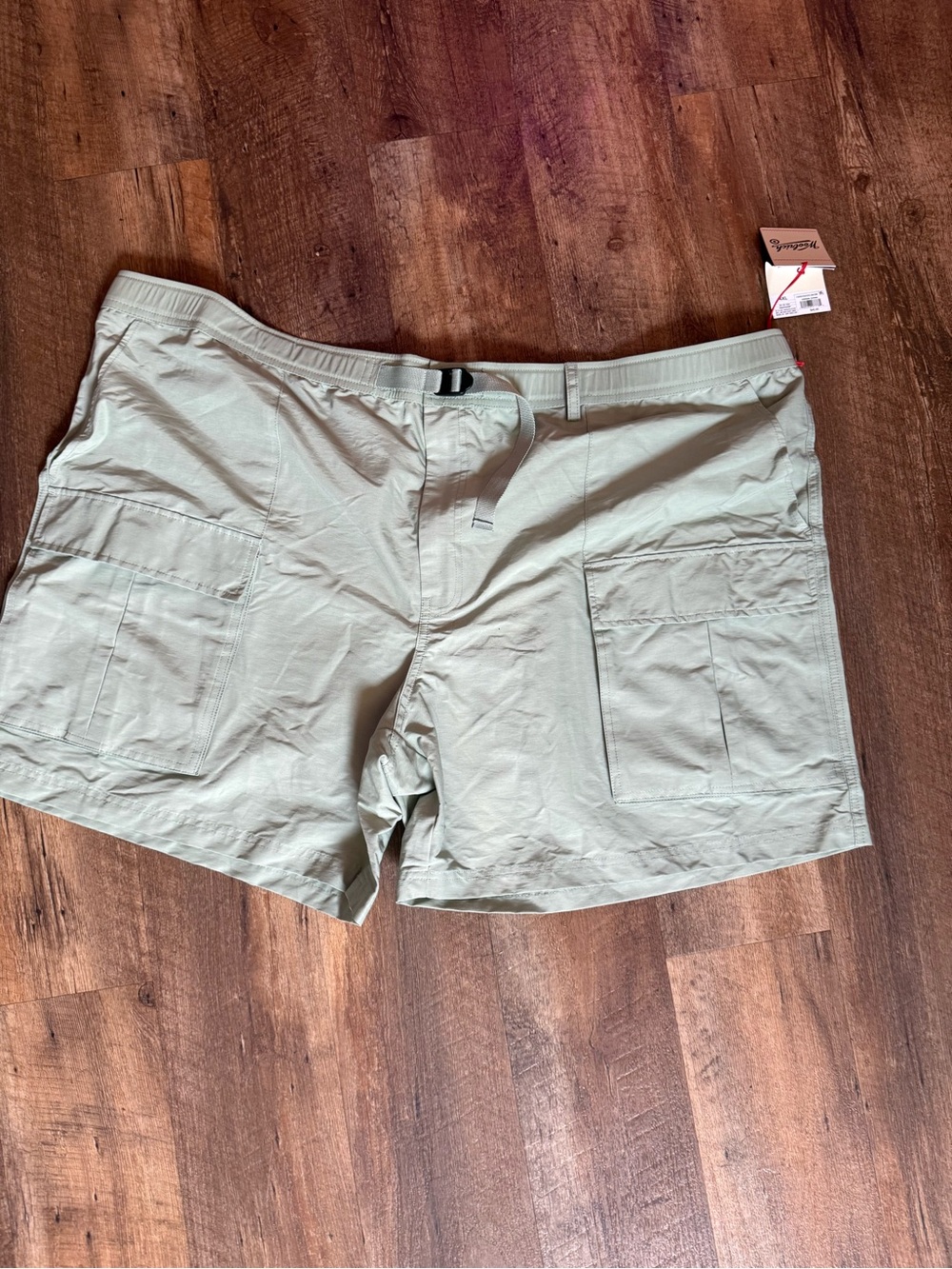 Men's Casual Cargo Shorts — Light Sage